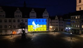 Das Wittenberger Rathaus im Zeichen der Verbundenheit